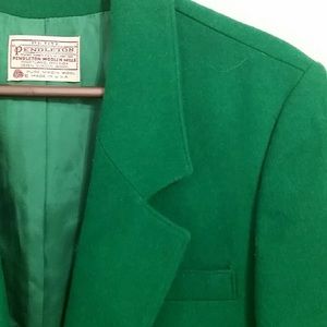 Vintage Pendleton Wool Blazer - Emerald Green